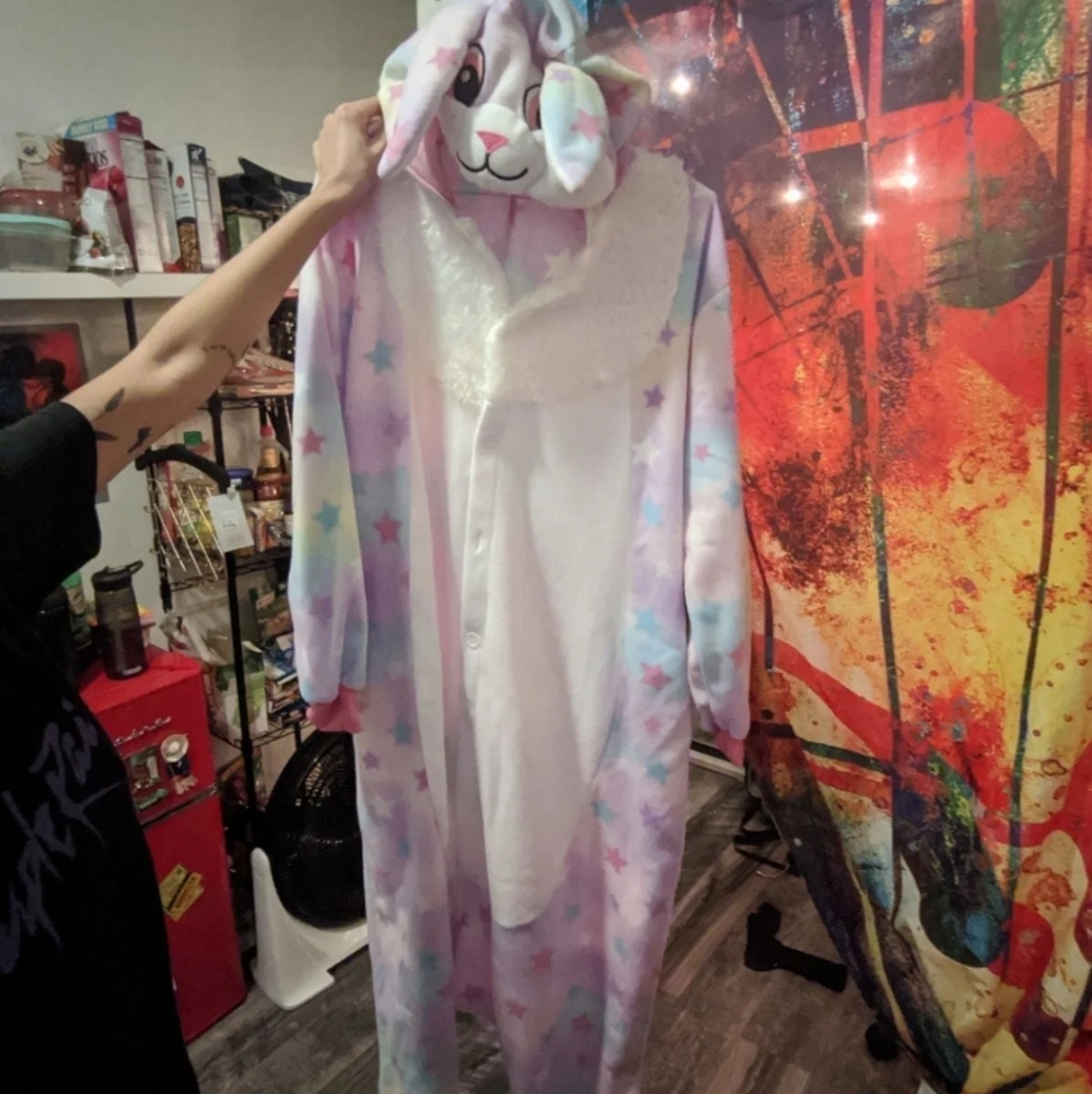 Fantasy rabbit onesie